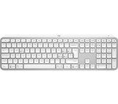 Teclado LOGITECH Aluminio,Blanco