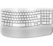 Logitech Wave Keys Teclado Rf Wireless + Bluetooth Qwerty Italiano Blanco