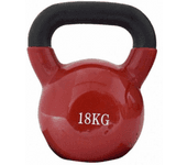 Kettlebell REBECCA MOBILI hierro fundido neopreno gris 18 kg