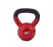 Kettlebell REBECCA MOBILI hierro fundido neopreno rosa 6 kg