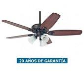 Ventilador De Techo Con Luz Hunter 50562 Builder Plus 132 Cereza O Nogal / Bronce