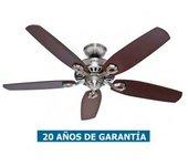 Ventilador De Techo Hunter 50566 Builder Elite 132 Cereza Brasileña O Arce / Cromado