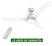 Ventilador De Techo Hunter Con Luz 50626 Harmony Blanco