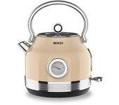 Hervidor Agua Sogo 1,8L Retro Biege-2200W