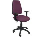 Silla Elche CP bali morado brazos regulables