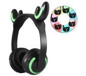 Auriculares Bluetooth Lumineux 7 Couleurs Réglables Style Deer