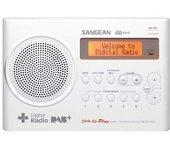 Radio de Mesa SANGEAN DPR-69+ Blanco