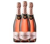 Vilarnau Rosé Delicat Brut Cava Reserva 75 Cl 12% Vol. (pack De 3 Unidades)