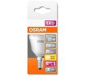 Bombilla led e14 esférica 250 lúmenes 4.5w de 2700k osram