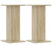 Soportes Altavoces 2 Uds Madera Roble Sonoma 30x30x60 Cm Vidaxl