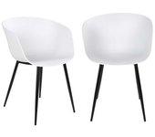 4 Sillones Polipropileno Blanco Roda