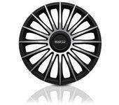 Spc1693bksv Sparco Tapacubos Torino 16" Negro/plata.