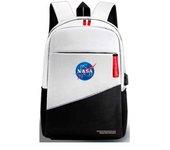 NASA Mochila White-Black Marca