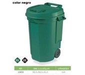 Cubo Basura C/r 110l. Negro