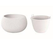 Maceta PROSPERPLAST Splofy Bowl (Blanco - 47.8 x 47.8 x 30 cm)