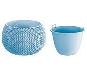 Maceta PROSPERPLAST Splofy Bowl (Azul - 47.8 x 47.8 x 30 cm)