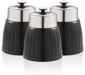 Botellas de Cocina SWAN 1,2L (15,6 x 15,6 x 17,3 cm - Plástico/Acero Inox. - Negro)