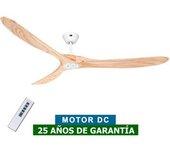 Ventilador De Techo Casafan 318020 Eco Genuino 180cm Madera Natural/blanco