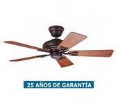 Ventilador De Techo Hunter Seville Ii 24039 Cereza Oscura O Roble Medio / Nuevo Bronce