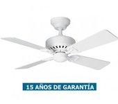 Ventilador De Techo Hunter 24170 Bayport 107 Blanco O Roble Claro / Blanco