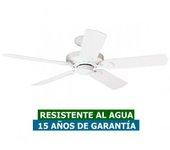 Ventilador De Techo Para Exterior Ipx4 Hunter 24326 Outdoor Elements Blanco / Blanco