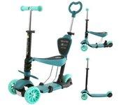 Patinete Evolutivo Con Asiento Y Mango Parental Draxter Plus Mint