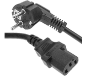 Cable eléctrico de alimentación iec60320 c13-hembra a schuko-macho 15 m