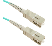 Cable de Fibra Óptica BEMATIK Multimodo Om4 Mmf Simplex 50?m/125?m Sc-Sc 25M