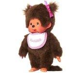 Babero Niña Monchhichi Rosa 20 Cms