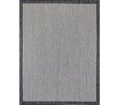 Surya alfombra exterior/interior gris/marfil 120x170