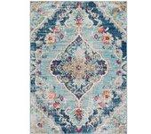 Alfombra Vintage Oriental Multicolor/azul 100x153cm Romy