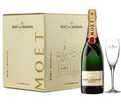 Moet & Chandon Brut Imperial Pack All In One + 6 Copas Francia Champagne 75 Cl. 12.0o