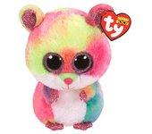 Peluche Ty Beanie Boos Rodney Multicolor Hamster 23cm