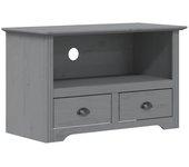 Mueble De Tv VIDAXL Gris Madera (91,5x44,5x56 cm)