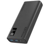 Powerbank 20000mah Usb-a Dual Usb-c Promate Bolt-20pro Negro