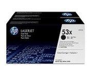 HP 53X (Q7553XD) Pack ahorro 2 toners negros XL