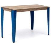 Consola BOX FURNITURE CCVL3911075 AZ-EV (Azul - Madera, Acero - 110x39x75.5 cm)