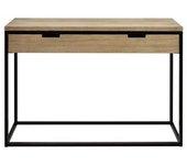 Mesa Consola DS MUEBLES Icub - industrial vintage negra (40x120x82cm)