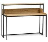 Escritorio BOX FURNITURE (120 x 60 x 110 cm - Madera y Acero - Negro)