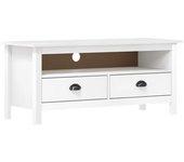 Soporte para TV Hill blanco 110x40x47 cm madera de pino