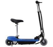 Patinete Eléctrico Con Asiento Azul 120 W Vidaxl