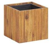 Arriate De Madera Maciza De Acacia 24,5x24,5x25 Cm Vidaxl