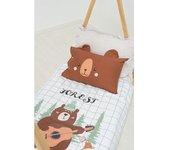 Funda Nórdica Infantil Oso Bosque - Cama 70x160 (120x180)