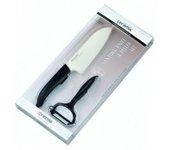 Kyocera Set Blister Cuchillo 14+pelador, Negro