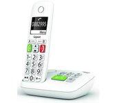 Teléfono inalámbrico Dect blanco con contestador E290A