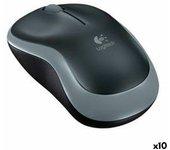 Ratón Inalámbrico Logitech M185 Gris (10 Unidades)