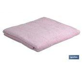 Toalla Baño Rosa Claro Gr.580/m2 Modelo Flor 100x150cm