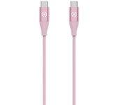 Cable Usbcusbccolpk Usb-C CELLY Rosa