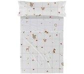 Woods animals juego de sabana cama 105 (180x270 cm)