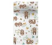 Happy sloth colcha cama 105 (200x260 cm)